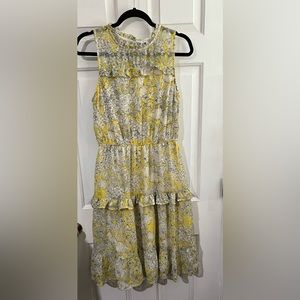 Montreal Yellow/Gray Dress